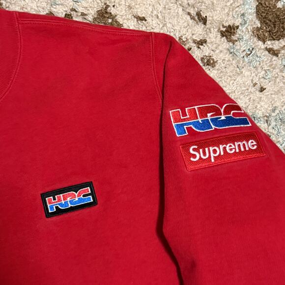 Supreme x Fox Racing Honda HRC Sweatshirt Size Medium - Picture 4 of 10